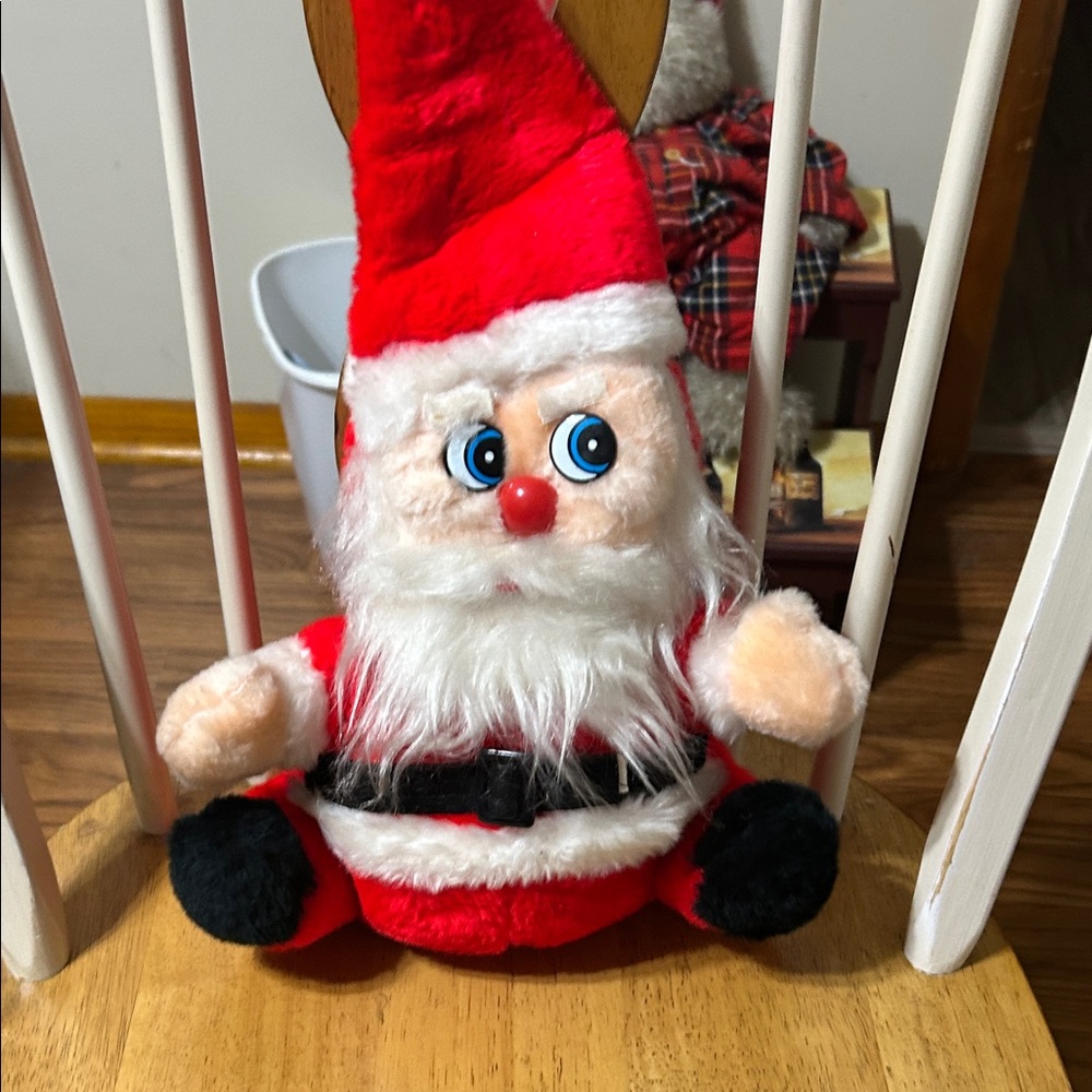 Plush Santa Claus Stuffed Toy - Red and White